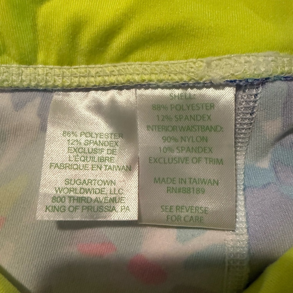 Lilly Pulitzer UPF 50+ Luxletic 21" Weekender Crop Legging Sz Small Style 25219 - Picture 7 of 8